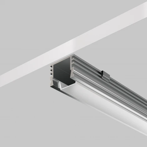 Алюминиевый профиль накладной 16x12 серебро 2 м Maytoni Led Strip 631012