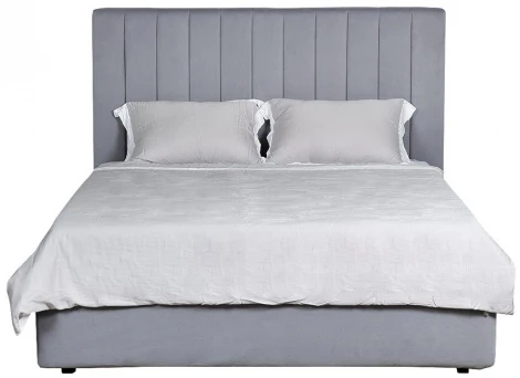 Кровать Garda Decor GD-ANDREA160-1 (Черный/Серый)