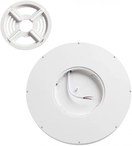 Настенно-потолочный Sonex Omega White 7661/24L MITRA пластик/белый LED 24Вт 3000/4000K D300 IP20 (220V, круглые)