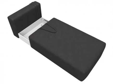 Модуль канапе Лига-060 НПБ (ЛДСП,Брус,Фанера,Замша/Коричневый) Лига Диванов 129561