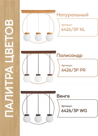 Подвесной светильник Мелодия Света PS1N 000039507
