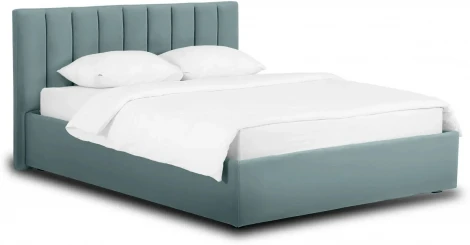 Кровать Queen Sofia 1600 Lux ОГОГО (арт.671744), (Ткань/Бирюзовый)