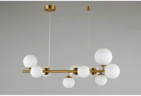 Подвесной светильник Aployt Letizia APL.314.03.10 (220V, на тросе, шарики, молекулы)