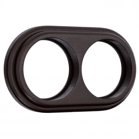 Рамка на 2 поста (венге) (RAMKA 02 WL15 M8) Werkel W0025226 (a050998)