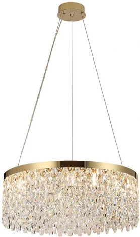 Подвесная люстра Newport 8530 8531/60 С gold polished (220V, на тросе, круглые)