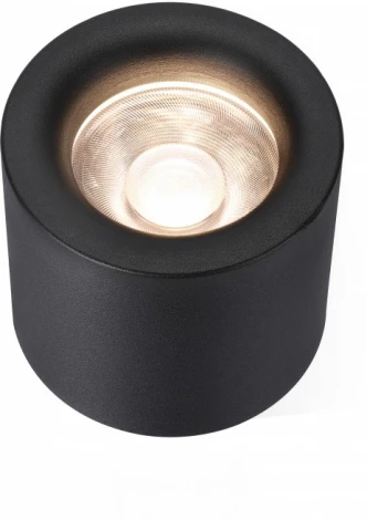 Точечный накладной светильник iLedex Metrica 113-12W-D100-3000K-24DG-BK (220V, круглые)