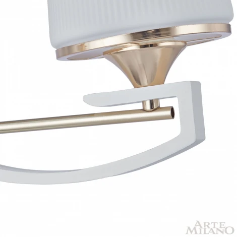 Подвесная люстра Arte Milano Florentia-2457 302457/3 Wh/Gd (220V, на цепи)