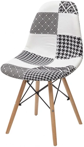 Обеденный стул M-City MODERN-623C PATCHWORK-BW, ткань