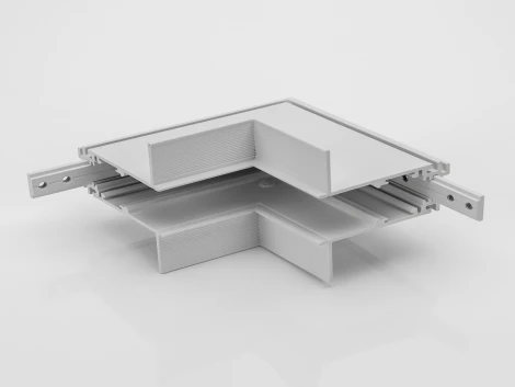 Коннектор угловой внутренний для встраиваемого шинопровода Lumker SY-LINK SY-LINK-INT-T2S-WH