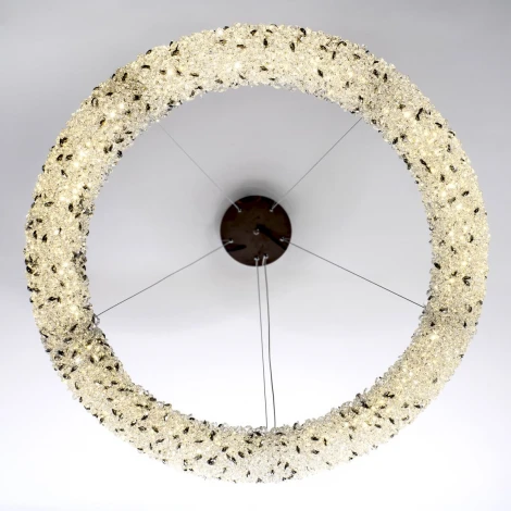 Подвесной светильник светодиодный хрустальный с регулировкой цветовой температуры и яркости Modelux MODESTYLE MS.6000.800 CR