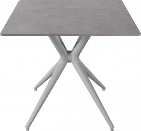 Стол обеденный JET CERAMIC квадратный 80*80 (Термопластичный полимер, Серый) RF Grigio Pietra di luna 80x80