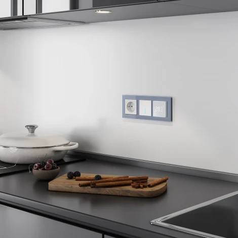 Умный сенсорный выключатель одноклавишный (белый) Werkel W4510601 (a048321)