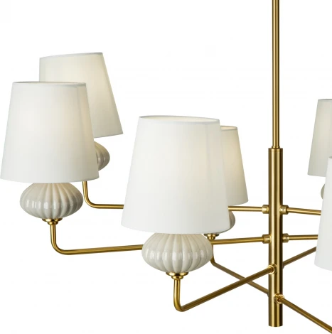 Потолочная люстра на штанге Freya Ceramics FR2029PL-08BS (220V)