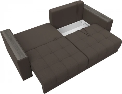 Диван прямой с декором Лига-049 НПБ Лига Диванов (Рогожка) арт.128383