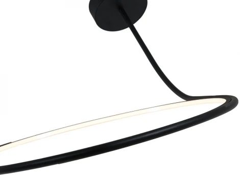 Потолочная люстра на штанге Italline IT013-6025 black 3000K (LED, 220V)