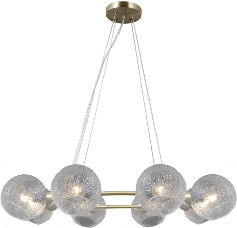 Подвесная люстра ILLUMICO IL0728-8PSQ-24 AB ARIES (220V, на тросе)