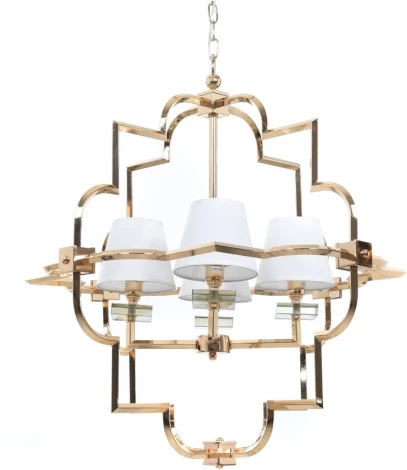 Подвесная люстра Lumina Deco Baltimore LDP 8020-4 GD+WT