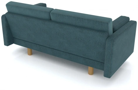 Диван Arsko Ингвар М голубой велюр