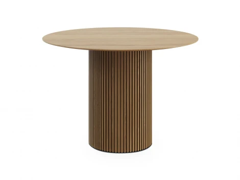 Стол обеденный Mono Stripe D110/D44/H75 ОГОГО Обстановочка! 948108 (Шпон,МДФ/Дуб)