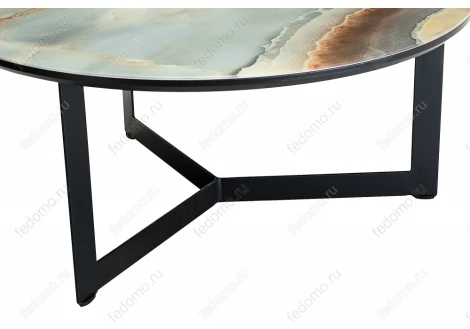 Журнальный столик Woodville Роб D-700 голубой мрамор 462374