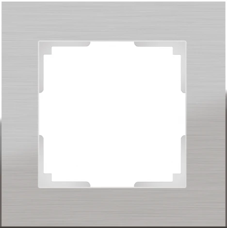 Рамка на 1 пост Aluminium (алюминий) Werkel W0011706 (a050948)