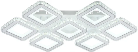 Потолочная люстра Avolon 10261/7 LED*280W White (ночной режим, 220V, пульт управления)