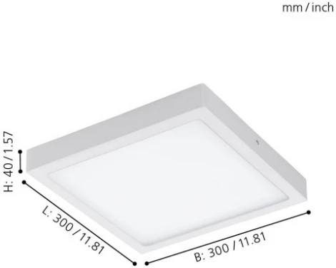 Накладной точечный светильник Eglo Fueva-C 96673 (LED, 220V, управление смартфоном, умный дом - Awox)