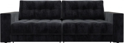 Диван прямой с декором Лига-049 НПБ Лига Диванов (Велюр) арт.128407