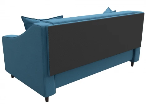 Диван прямой Лига-071 (ЛДСП,Брус,Фанера/Дерево/Рогожка/Голубой) Лига Диванов 129653