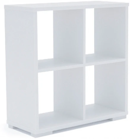 Стеллаж Стильный С-3, Белый, МАМА