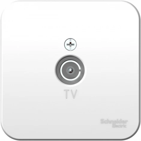 ТВ-розетка накладная оконечная (белый) Systeme Electric Blanca BLNTA000011