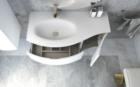 Мебельная раковина Cezares Sting 104 L extra light