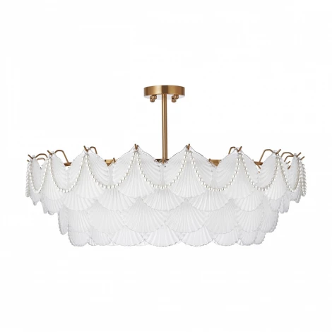 Потолочная люстра на штанге Arte Milano Rim 316008/D800 BS (220V, ракушка)