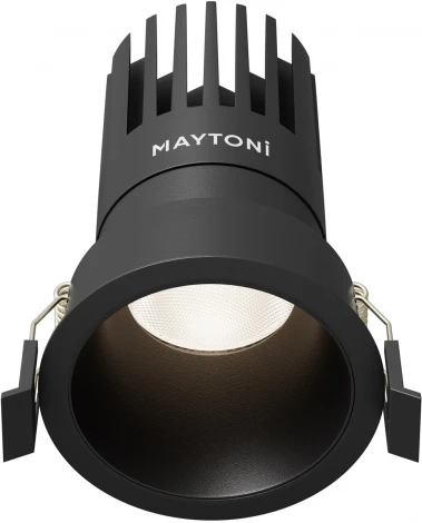Встраиваемый светильник Maytoni Dip DL118-15W-4K-B (LED, 220V, круглые)