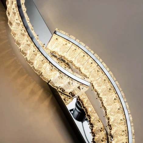 Бра светодиодное хрустальное с регулировкой цветовой температуры Modelux MODELUX ML.756.02 CR