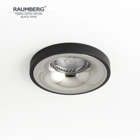 Встраиваемый светильник Raumberg TerraSNi\Bk Satin Nickel\Black