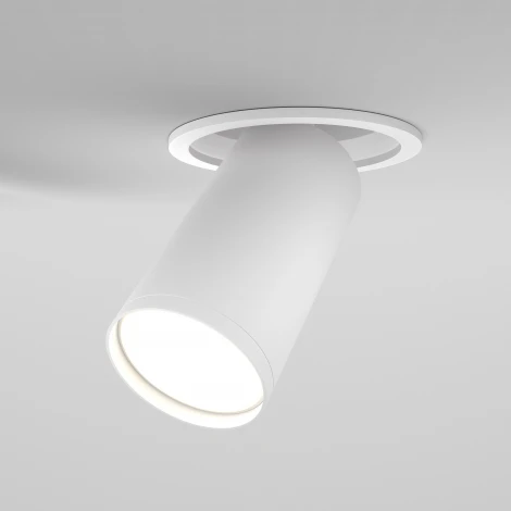 Встраиваемый светильник FOCUS S GU10 1x10Вт Maytoni Technical C048CL-U-1W (220V, круглые)