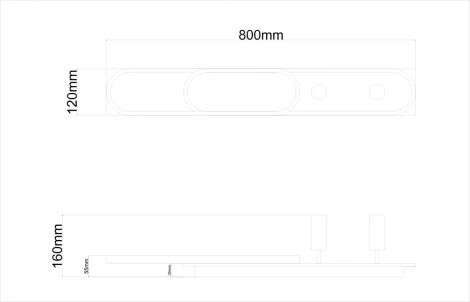 Потолочный светильник прямоугольный Arte Lamp Lucas A2600PL-32GO (LED, 220V)