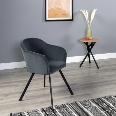 Кресло Oscar Diag grey/Арки R-Home арт.410118147h_Diag grey_Арки