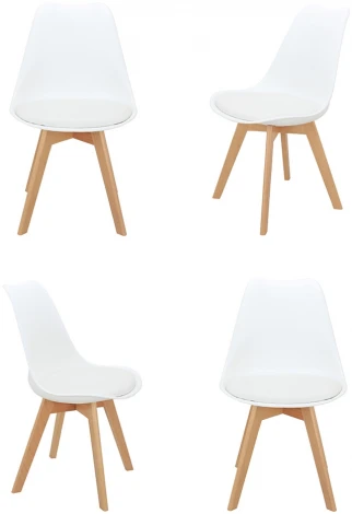 Комплект из 4-х стульев Eames Bon белый Bradex Home FR 0023K