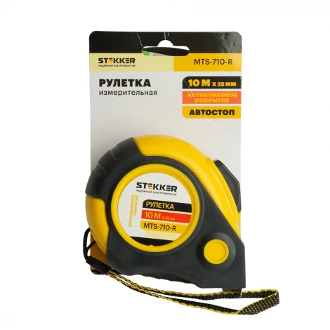 Рулетка 10 м х 25 мм Stekker 50204