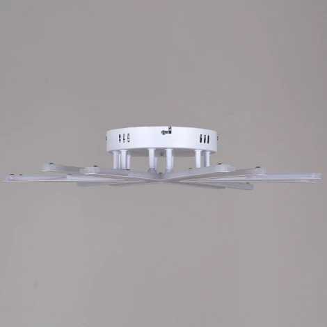 Потолочная люстра светодиодная на штанге с пультом Reluce 09824-3.3-06 WH (ночной режим, 220V)