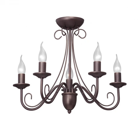 Потолочная люстра Vitaluce V1659/5PL (220V, свеча)