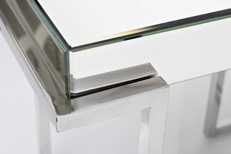 Консоль зеркальная каркас н/ж сталь хром 116*39*79см Garda Decor арт.KFG129