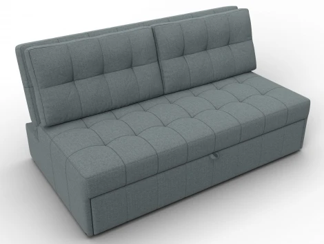 Диван прямой Лига-107 (160) (ЛДСП,Брус,Фанера,Рогожка/Серый) Лига Диванов 134914