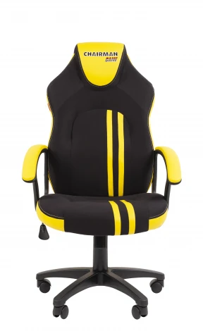 Офисное кресло Chairman game 26 Россия черн.желтый New