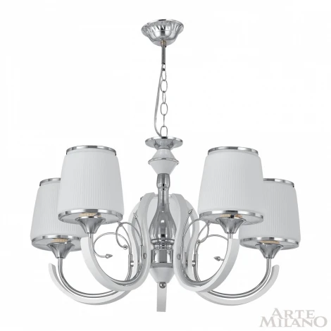 Подвесная люстра Arte Milano Florentia-9247 309247/5 Wh/Ni (220V, на цепи)
