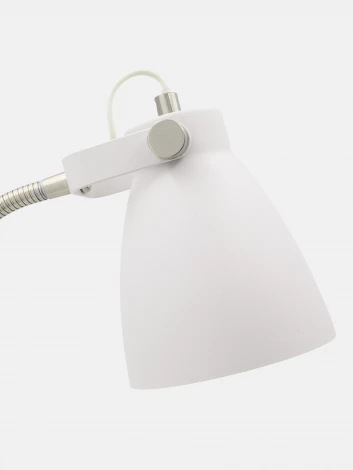 Настольная лампа на гибкой ножке для школьника Artstyle HT-703W (220V, выключатель)