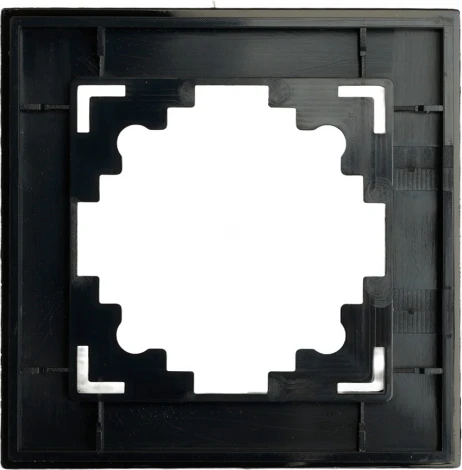 Рамка на 1 пост (черный) Stekker Катрин 49600