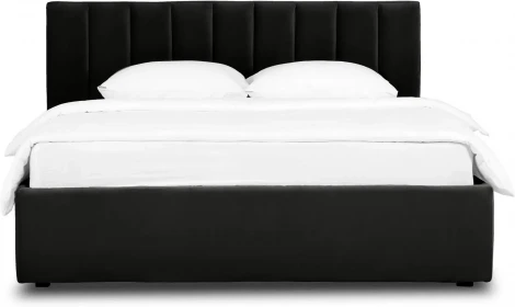 Кровать Queen Sofia 1600 Lux ОГОГО (арт.671743), (Ткань/Черный)